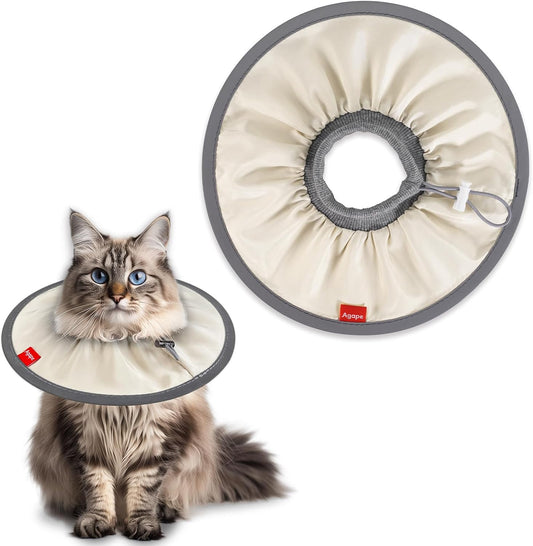 Agape-Summer-Soft-Cat-Cone,-Lightweight-Collar-to-Stop-Licking-&-Scratching-|-1196