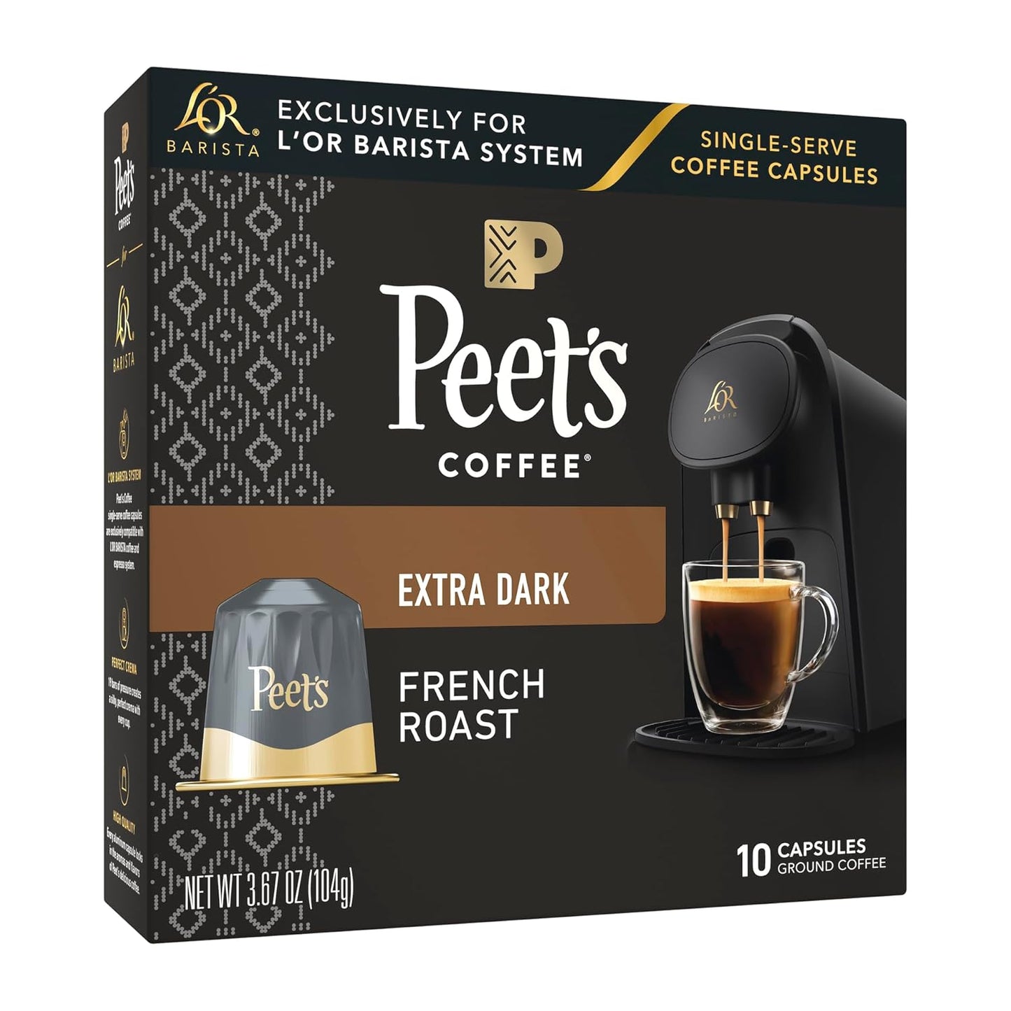 L'OR-Barista-Coffee-Pods,-10-Count-Peet's-French-Roast,-Single-Serve-Aluminum-Capsules-Compatible-2753