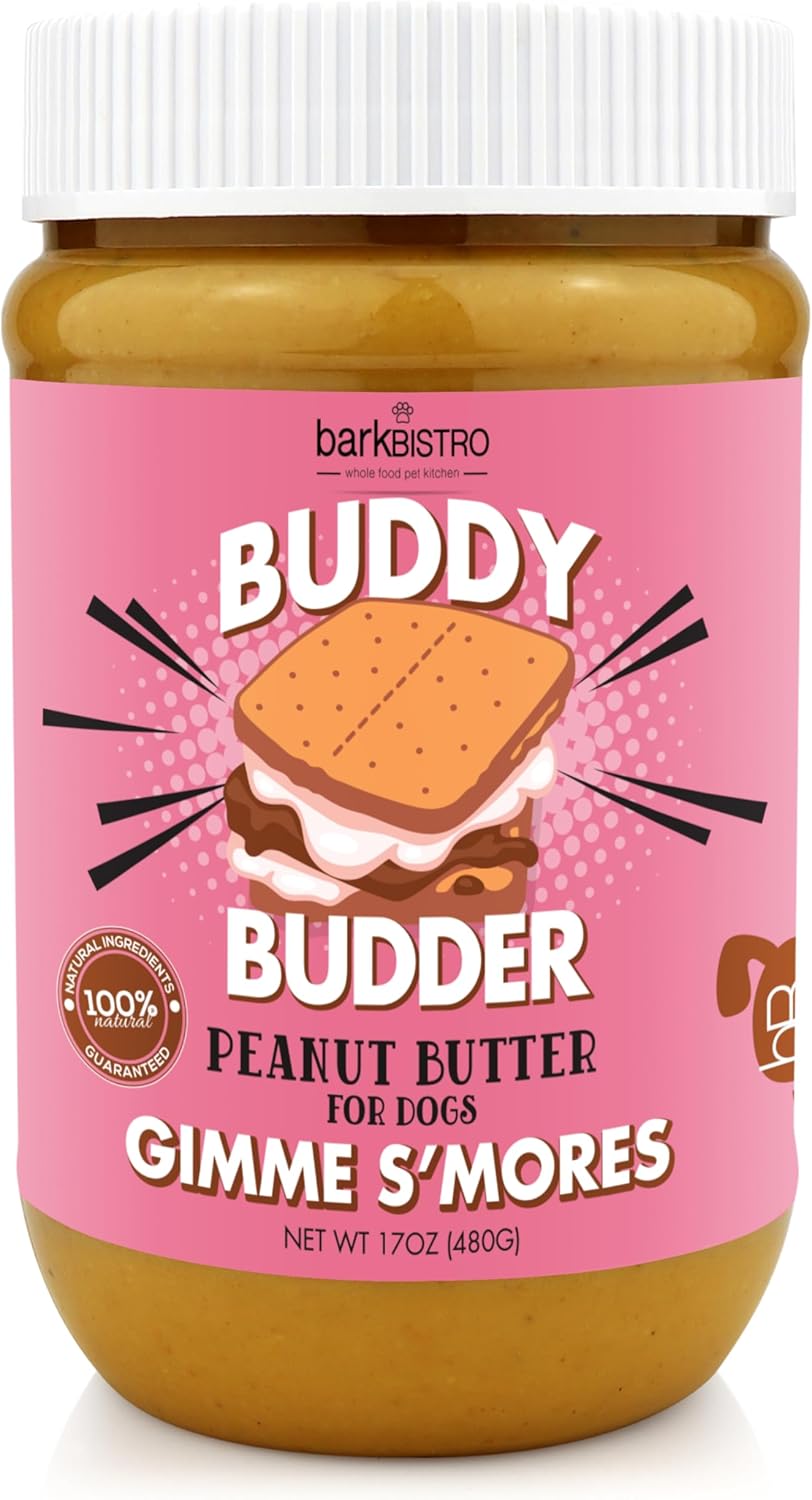 BUDDY-BUDDER-Gimme-S'Mores,-1-Natural-Dog-Peanut-Butter,-Healthy-Peanut-Dog-360