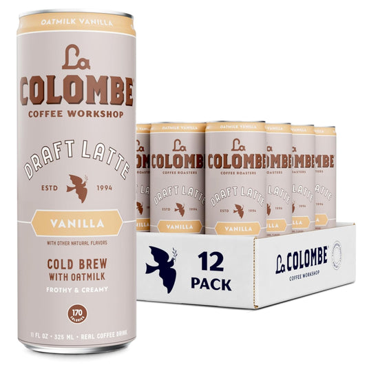 La-Colombe-Coffee,-Oatmilk-Vanilla-Latte,-11-fl-oz-Cans-(Pack-of-12),-3005