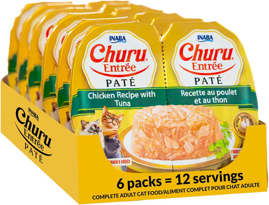 INABA-Churu-Entrée-Pate-for-Cats,-High-Protein-&-Moisture,-Prebiotic-Cat-1.23oz.-Serving,975