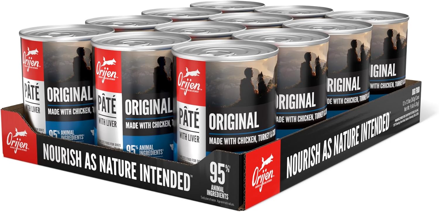 ORIJEN-Pate-Wet-Dog-Food-Original-Recipe-with-Liver-12.8oz-Cans-(12-Count)-1058