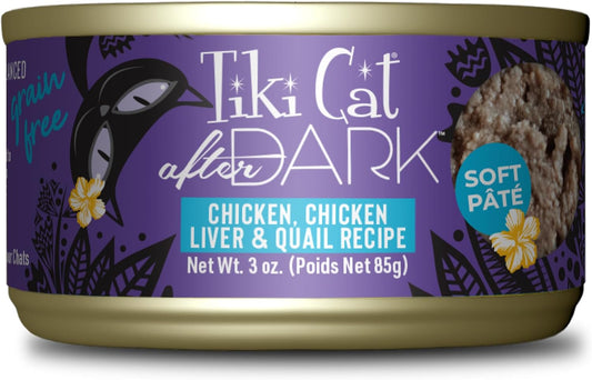 Tiki-Cat-After-Dark-Pate-Wet-Cat-Food,-Chicken-&-Quail,-3-oz.-730