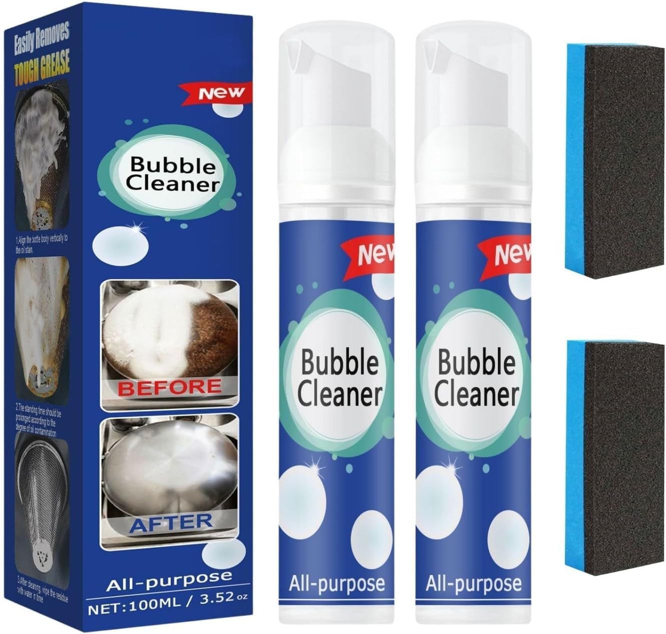 CROOT-2-Pack-Bubble-Cleaner-Foam,-All-Purpose-Bubble-Cleaner-1580