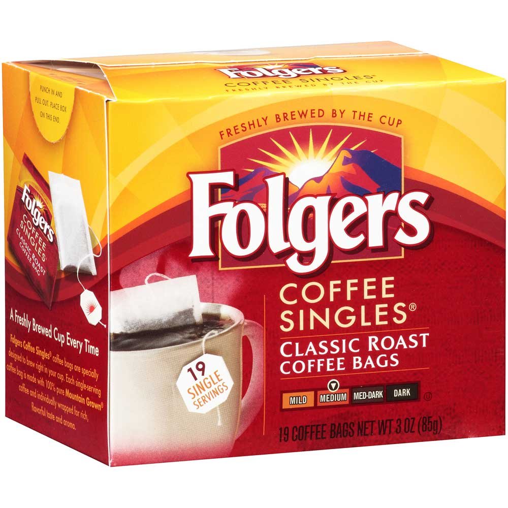 Folgers-Coffee-Singles---19-packets-per-box,-12-boxes-per-case---1476