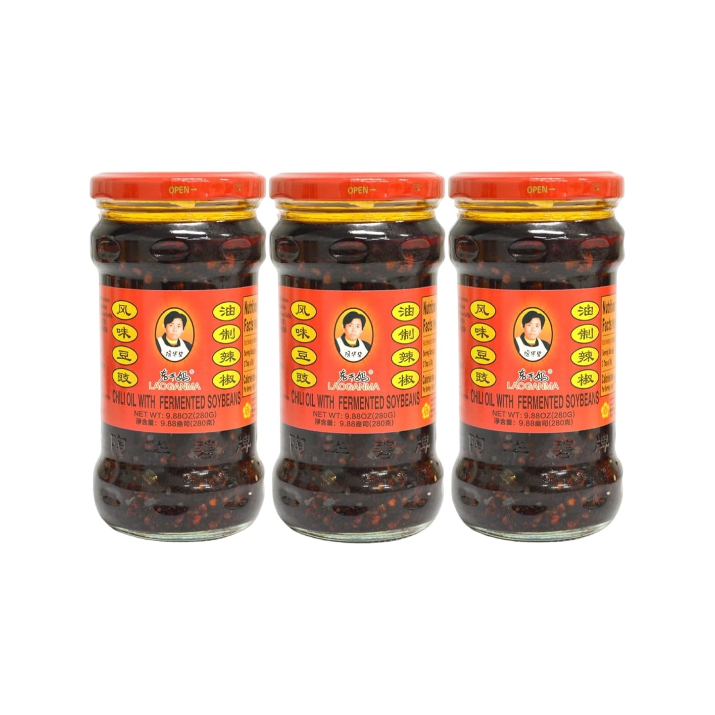 LaoGanMa-Chili-Oil-With-Fermented-Soybeans-???????-9.88-Oz.-(Pack-of-3)-1465