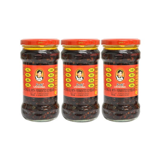 LaoGanMa-Chili-Oil-With-Fermented-Soybeans-???????-9.88-Oz.-(Pack-of-3)-1465