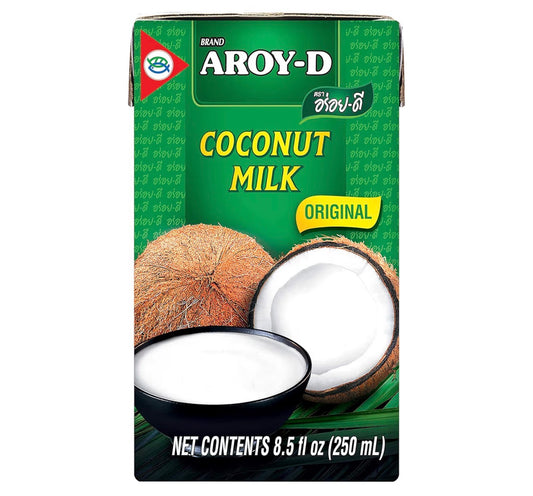 Aroy-D Coconut Milk 8.5 Fl Oz, Pack of 6