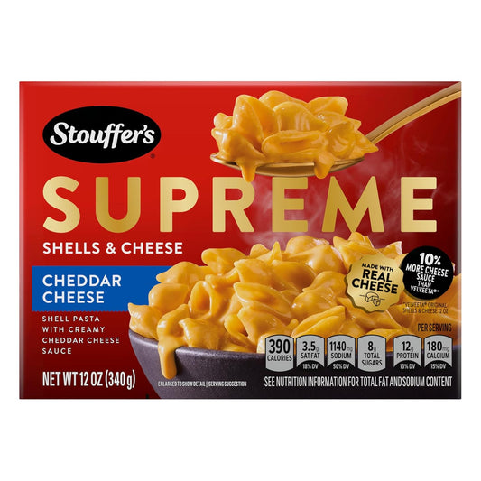 Stouffer's-Supreme-Shells-And-Cheese,-Cheddar-2256