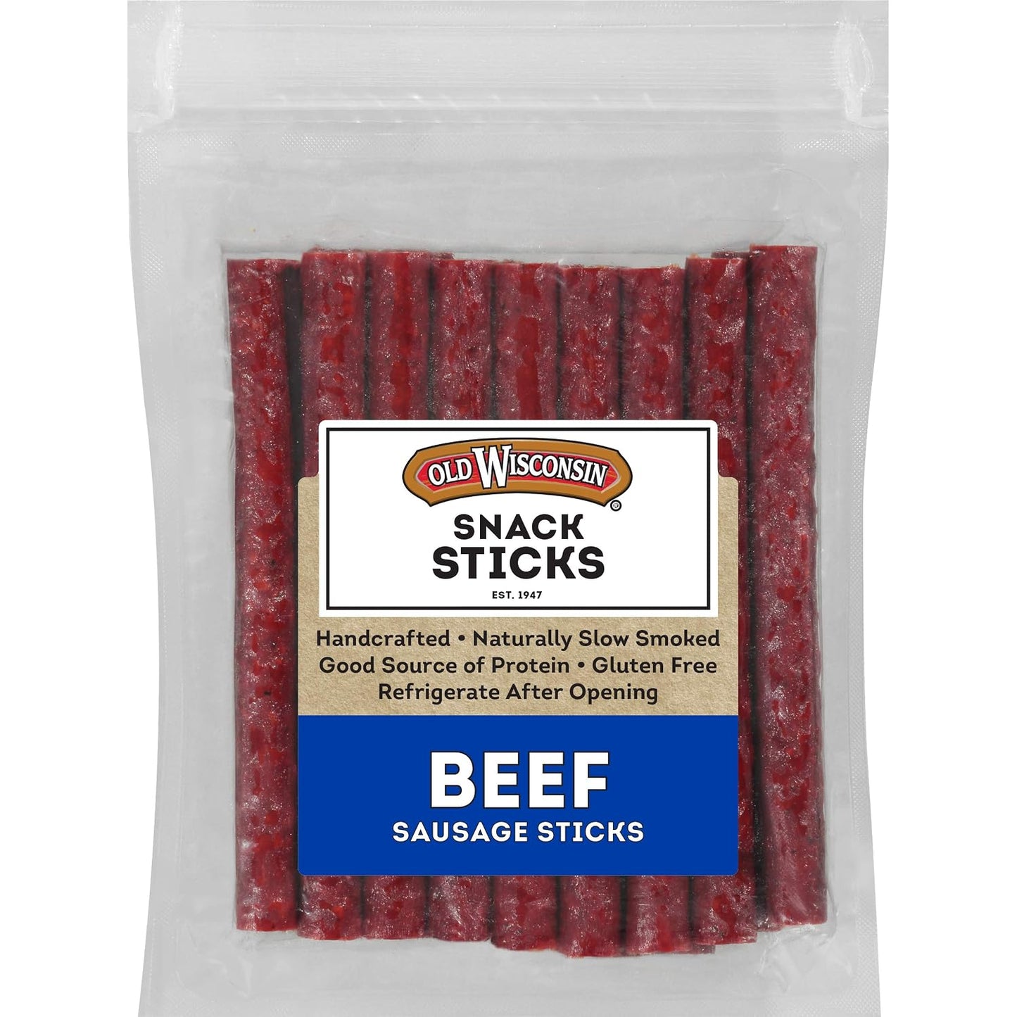 Old-Wisconsin-Beef-Sausage-Snack-Sticks,-14-OZ-Resealable-Pack-|--Handcrafted-Beef-Sausage-Naturally-1236