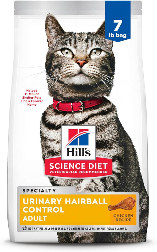 Hill's-Science-Diet-Urinary-Hairball-Control,-Adult-1-6,-2480