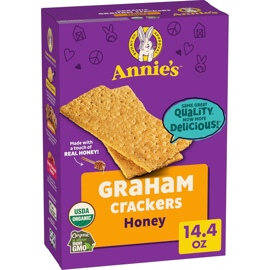 Annie's-Organic-Honey-Graham-Crackers,-14.4-oz-|-10g-Whole-Grain--Per-Serving,-No-Flavors-2571