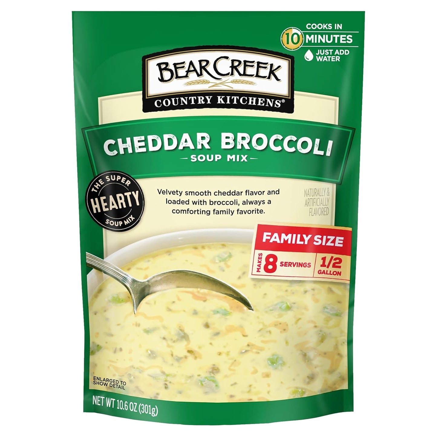 Bear-Creek-Mezcla-de-sopa,-brócoli-cheddar,-10.6-onzas-(paquete-6)---199