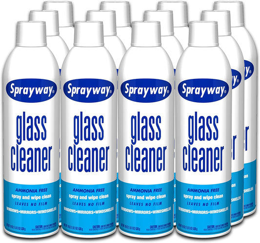 Sprayway-Glass-Cleaner-with-Foaming-Spray-for-a-Streak-Free-Shine-for-Home-and-Automotive-Use,-1778