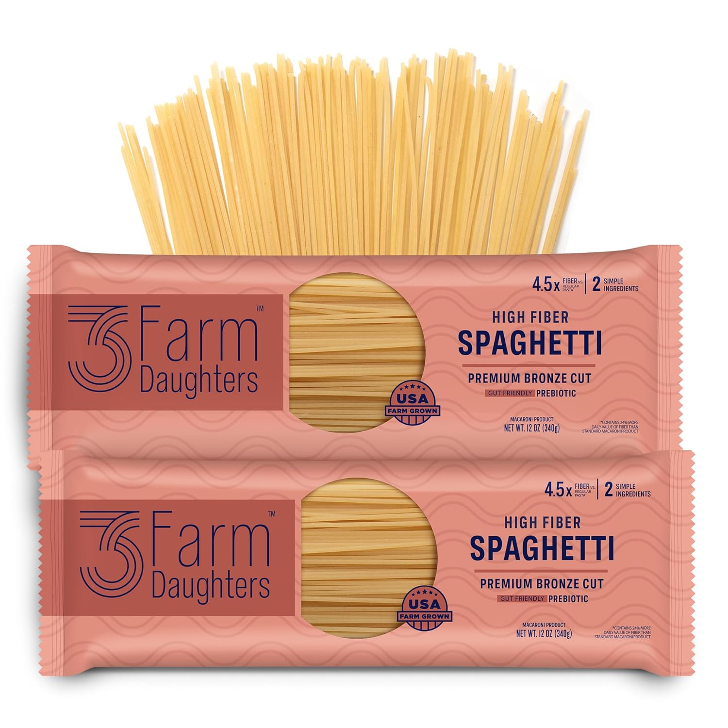 Three-Farm-Daughters-High-Fiber-Pasta-Spaghetti-Pack,-Irresistible,-GI,-697