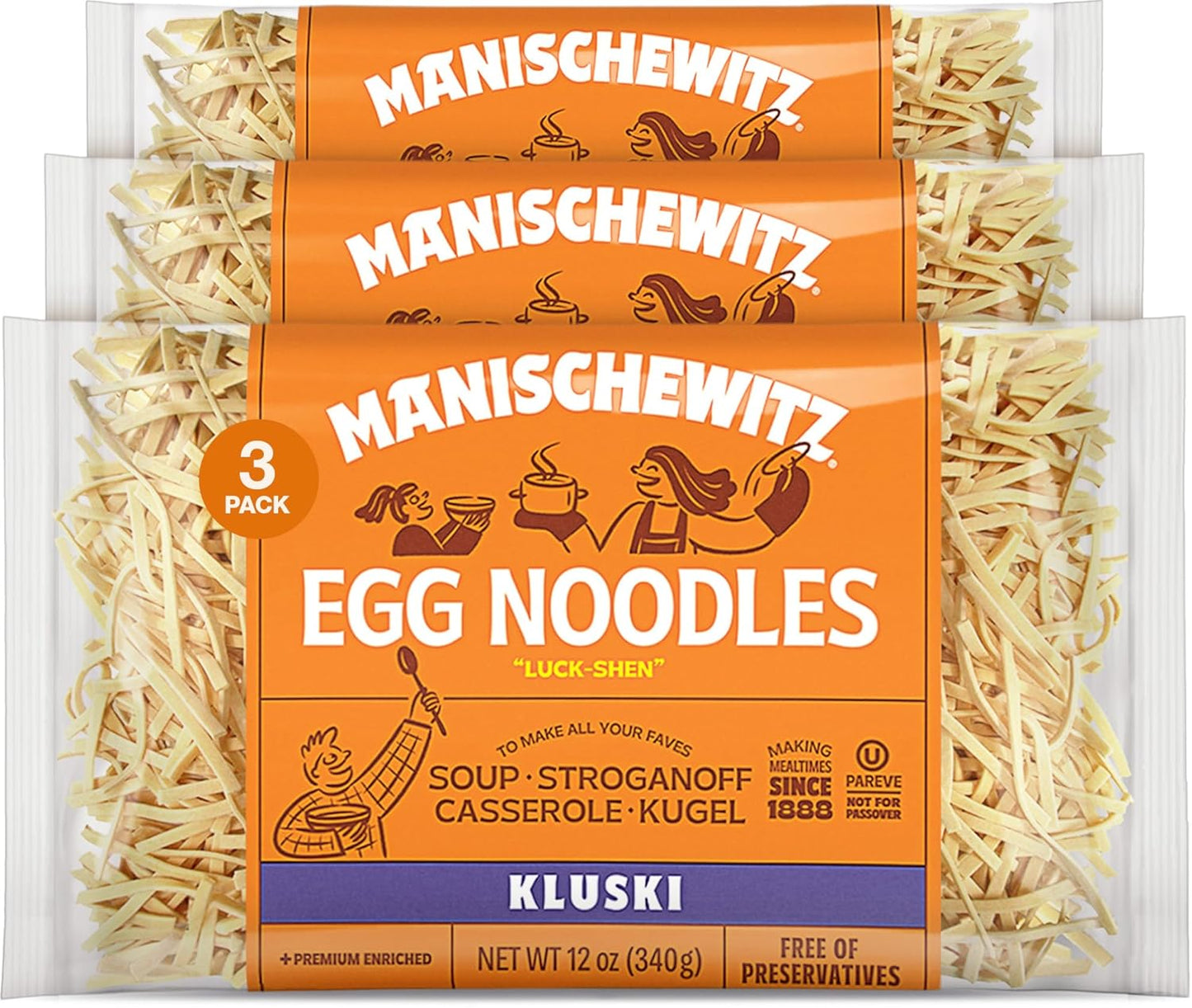 Manischewitz-Kluski-Egg-Noodles-12oz-(3-Pack)-|-Homestyle-&-919