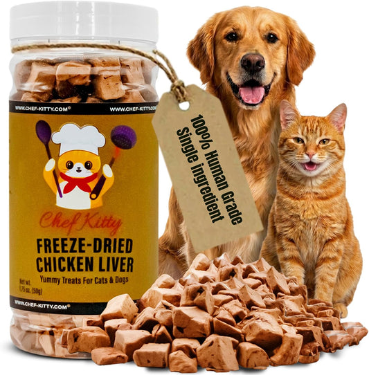 Chicken-Liver-Dog-Treats-|-Freeze-Dried-Liver-Treats-for-Dogs,-1-Human-319