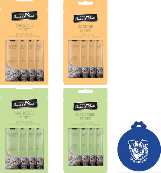 Lickable-Cat-Treat-Puree-Grain-Free-2-Flavor-Bundle:-3
