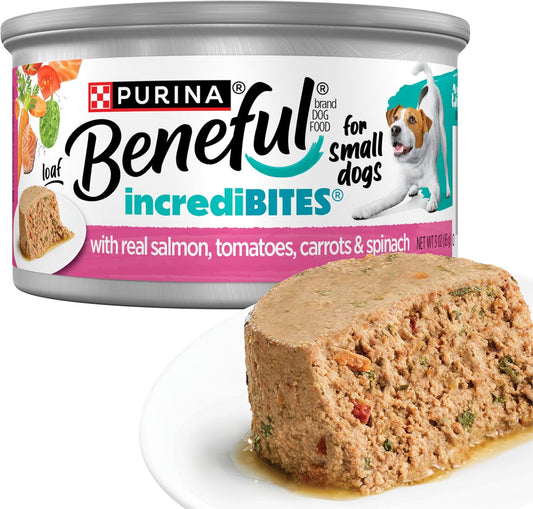 Purina-Beneful-Small-Breed-Wet-Dog-Food,-IncrediBites-Loaf-With-Real-Salmon-Recipe-2154