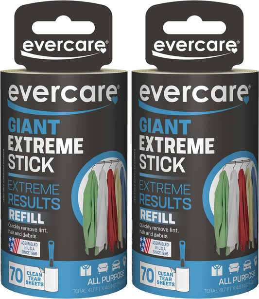 Evercare-Giant-Lint-Roller,-Extra-Large-Sheets-Refill,-70-Count-2721
