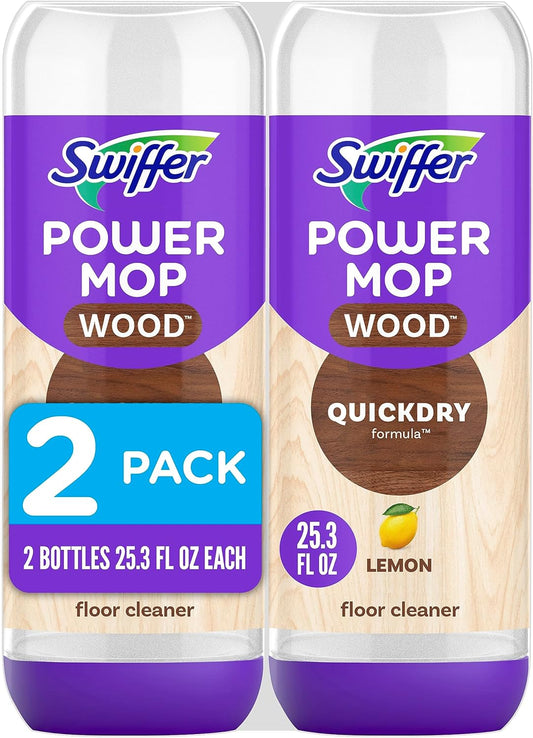 Swiffer-Power-Mop-Wood-Refill-Solution,-QuickDry-Hardwood-Floor-Cleaner-for-Mopping-Home,-Bathroom,-Kitchen,-2058