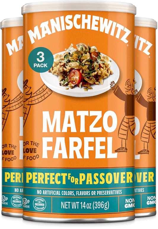 Manischewitz-Matzo-Farfel,-14oz-(3-Pack)-Resealable-Canister,-680