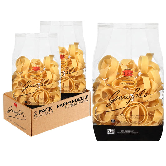 Garofalo---Premium-Durum-Wheat-Semolina-Pappardelle-Pasta,-Italian-Bronze-Drawn,-853