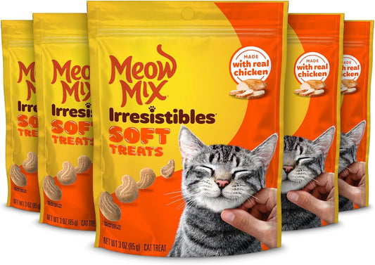Meow-Mix-Irresistibles-Soft-Cat-Treats,-White-Meat-Chicken,-3-Ounce-(Pack-of-5)-573