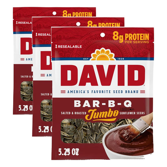 DAVID-Jumbo-Sunflower-Seeds,-Bar-B-Q-Flavor,-5.25-oz.,-(Pack-of-3)------1099