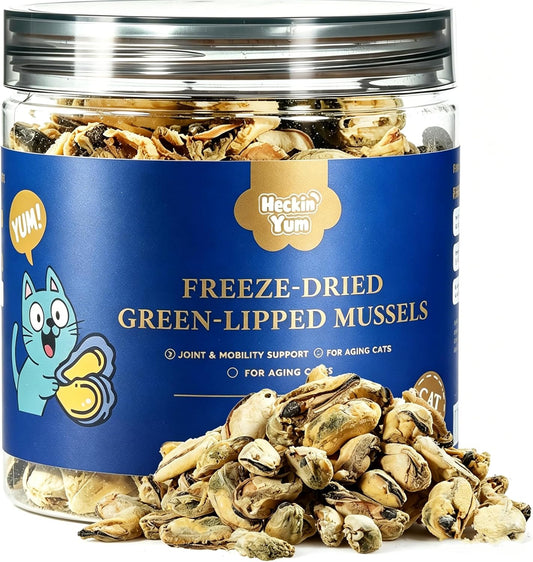 Freeze-Dried-Green-Lipped-Mussels-Cat-Treats-Food-Topper-2-oz-|-Single-1070