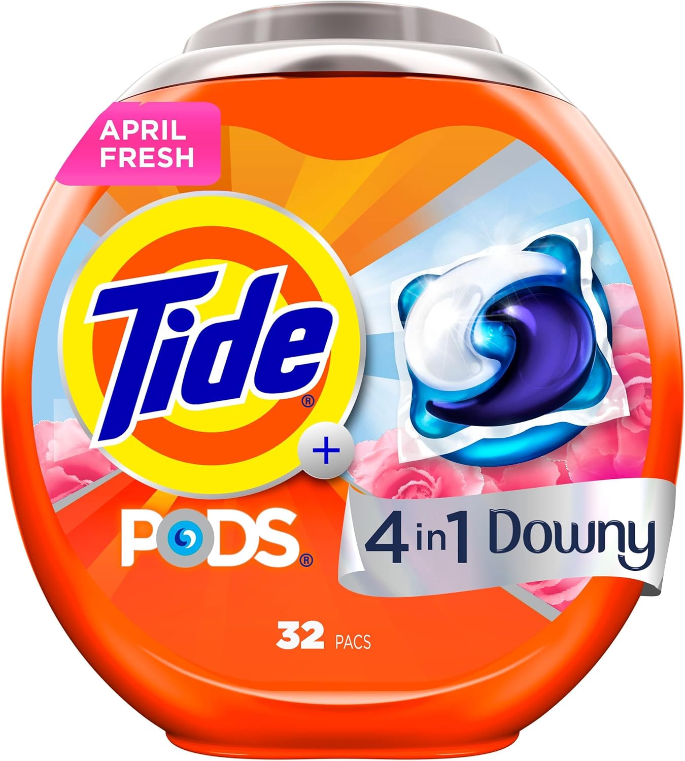 Tide-PODS-Laundry-Detergent-soap-with-a-touch-of-Downy-4-in-1-Detergent,-102