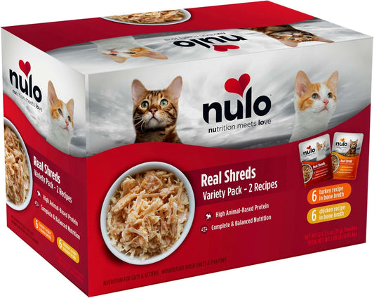 Nulo-Real-Shreds-Food-Topper-Nutrition-for-Cats-&-Kittens,-Variety-2.5-Pouches,-Count619