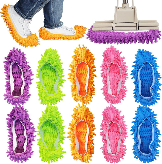 10-Pcs-Shoes-Cover-Dust-Duster,-Washable-Mop-Slippers-Shoes-1530