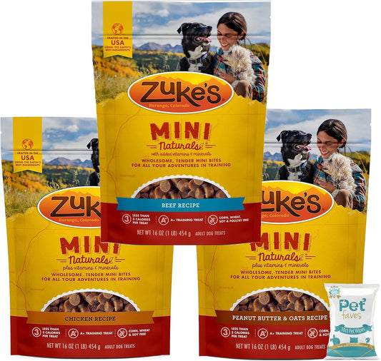 (3-Pack)-Zuke-Mini-Naturals---Chicken,-Beef-,-Peanut-Butter-16oz-665