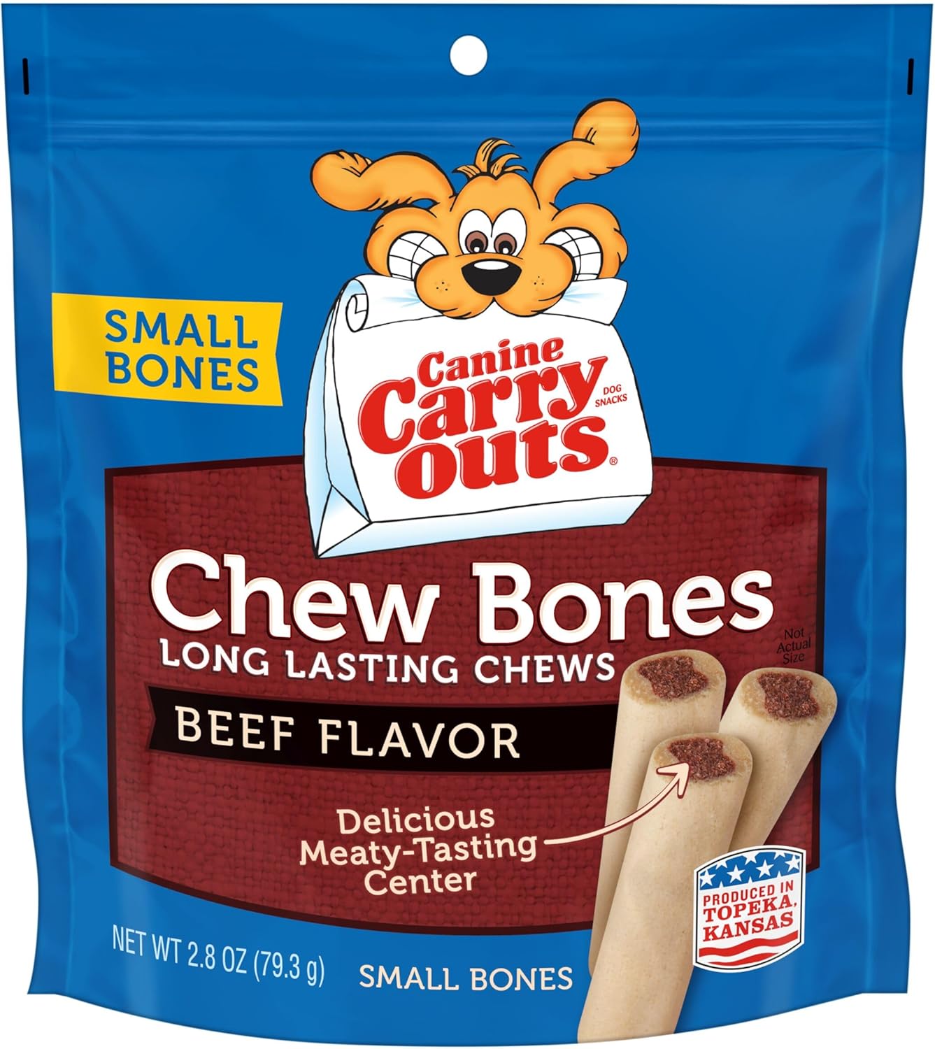 Dog-Treats,-Beef-Flavor-Small-Chew-Bones,-2.8-2772