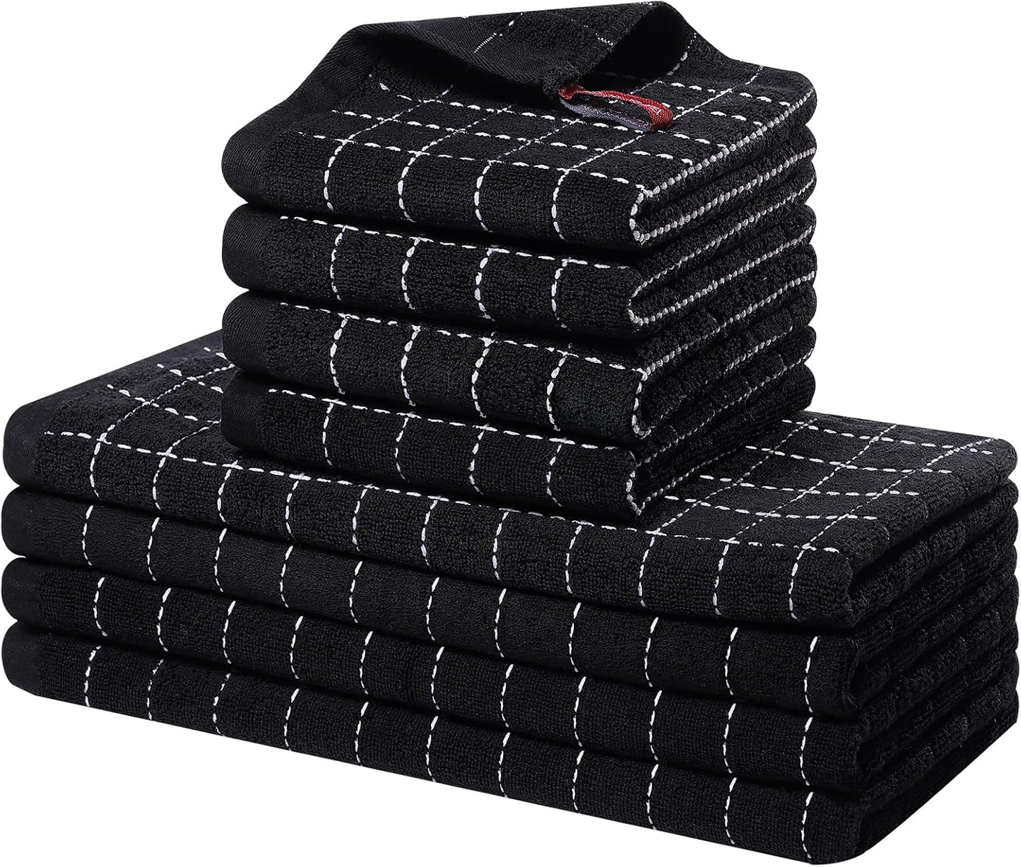 Homaxy-Kitchen-Towels-and-Dishcloths-Set,-12-x-12-and-3581