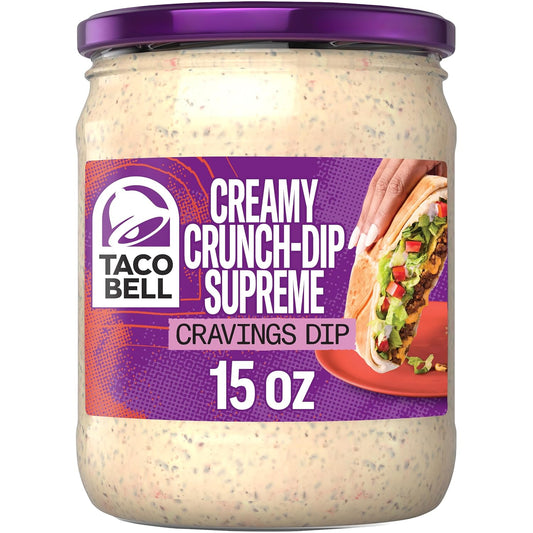 Taco-Bell-Creamy-Crunch-Dip-Supreme-Cravings-Dip,-15-2791