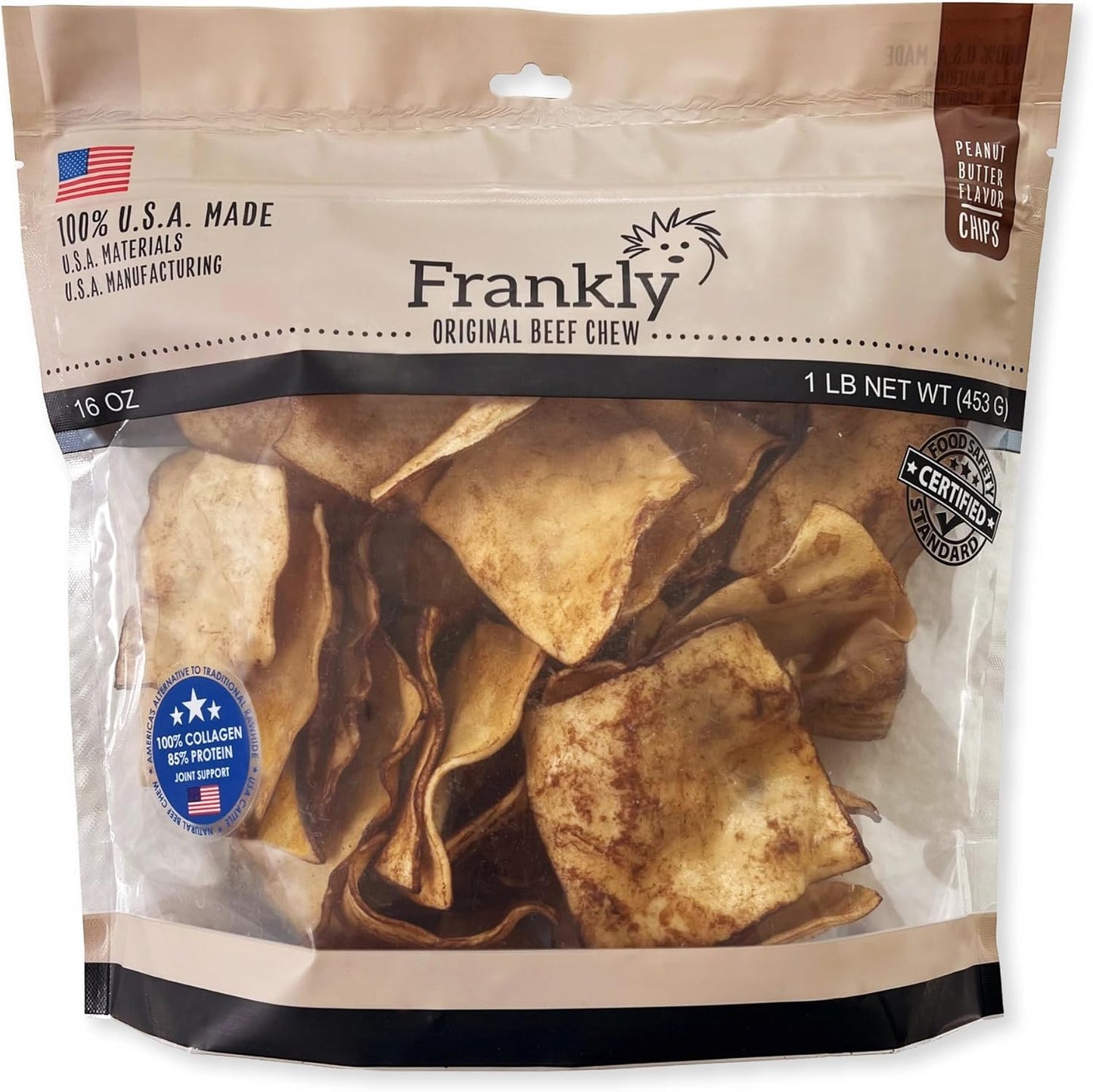 Frankly-Pet-Original-Beef-Chew---Peanut-Butter-Flavored-Chips---packed,-362