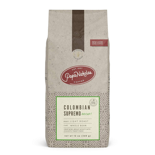 PapaNicholas-Coffee-Whole-Bean-Coffee,-Decaffeinated,-Colombian,-203