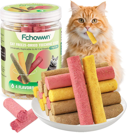 4-Flavors/110g-Freeze-Dried-Cat-Treats,Chew-Sticks-for-Cats-and-Dogs,Cats-Dental-Healthy-and-337