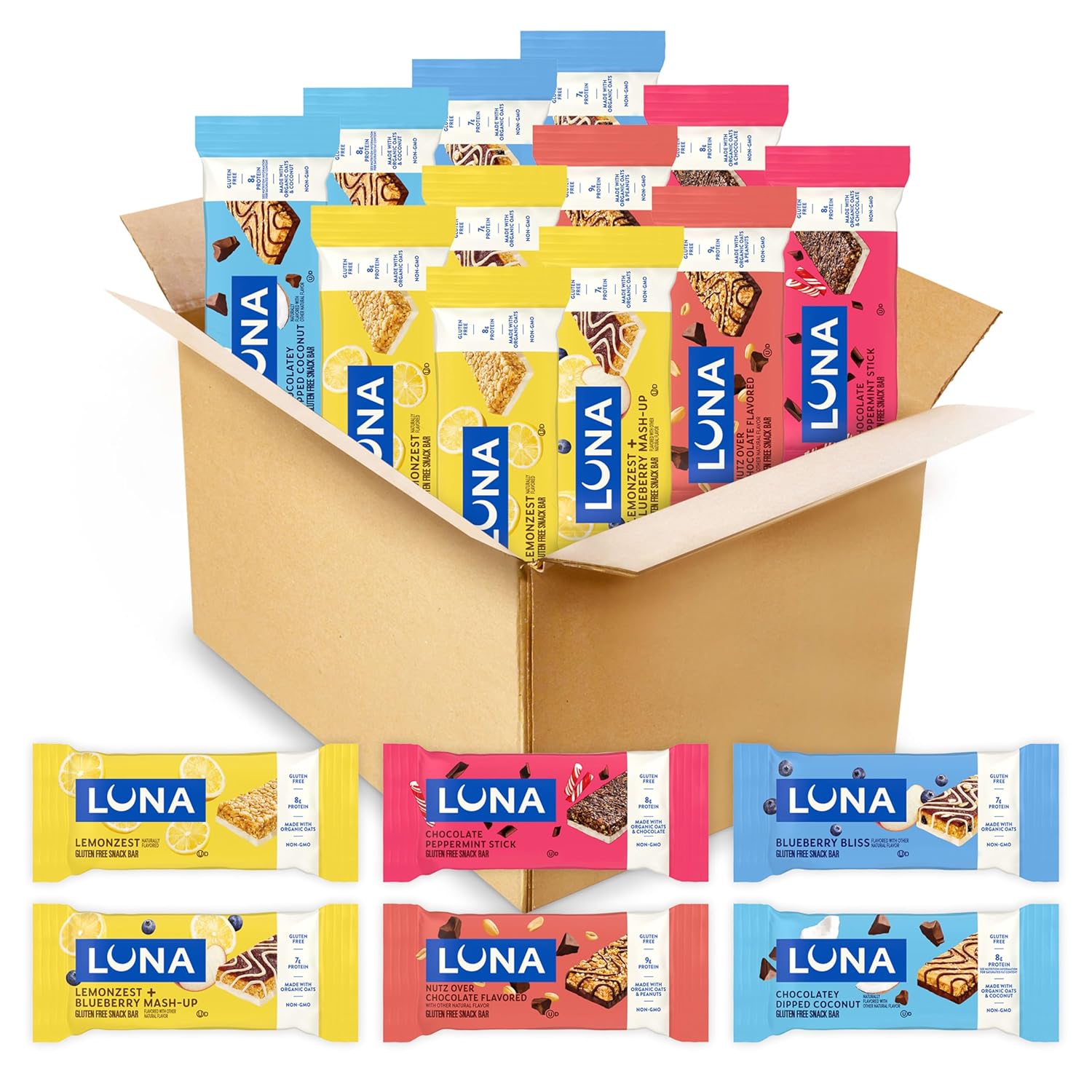 LUNA-Bar-Variety-Pack,-6-Flavors,-Gluten-Free-Snack-Bars,-12ct--|-Plant-Based-Protein-7-9g-1915