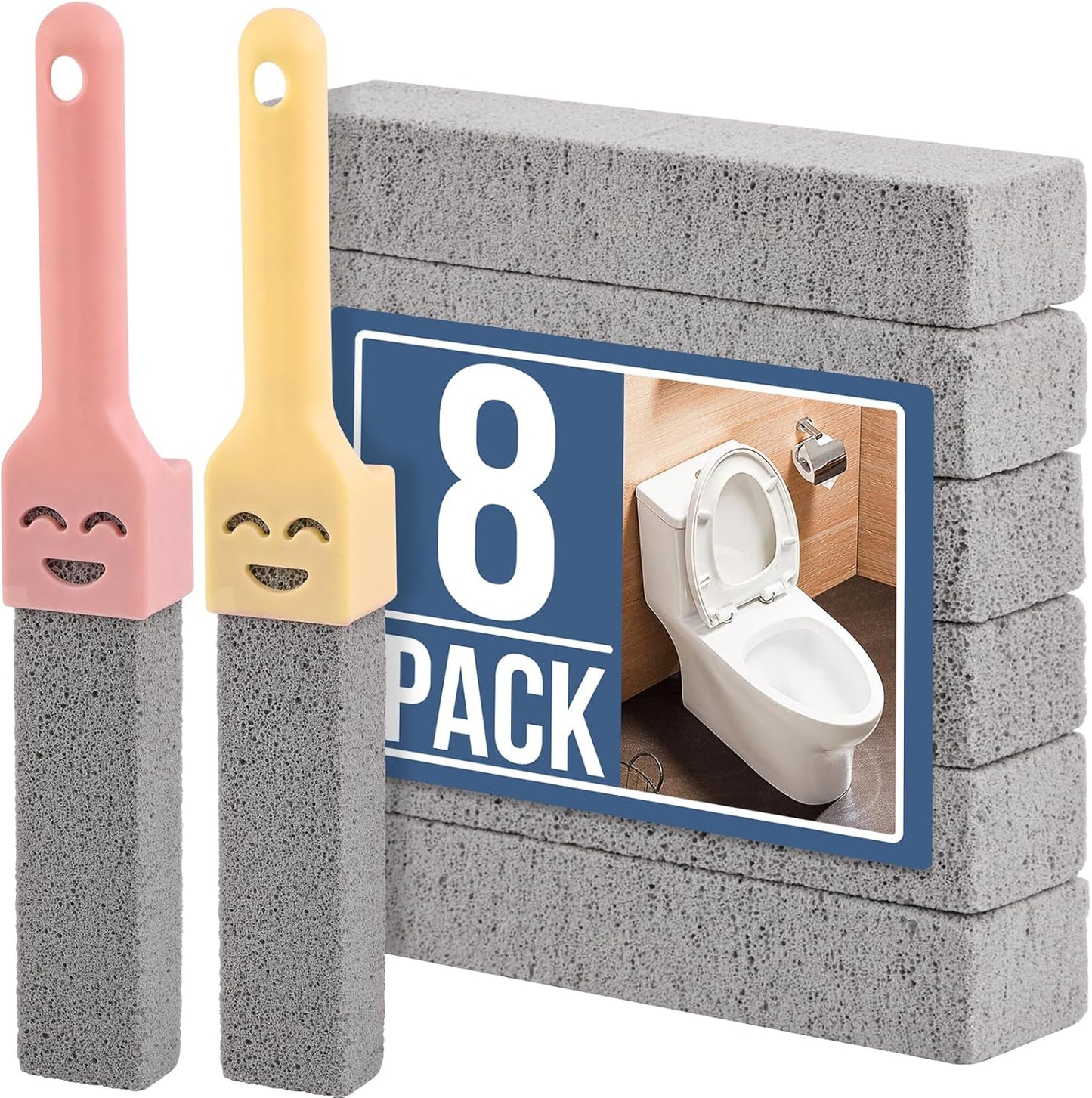 Navona-8-Pack-Pumice-Stone-Scouring-Sticks-with-2-Universal-Handles,-Grey-Pumice-Stone-Cleaner-1411
