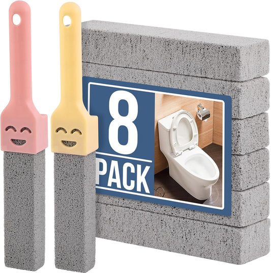 Navona-8-Pack-Pumice-Stone-Scouring-Sticks-with-2-Universal-Handles,-Grey-Pumice-Stone-Cleaner-1411