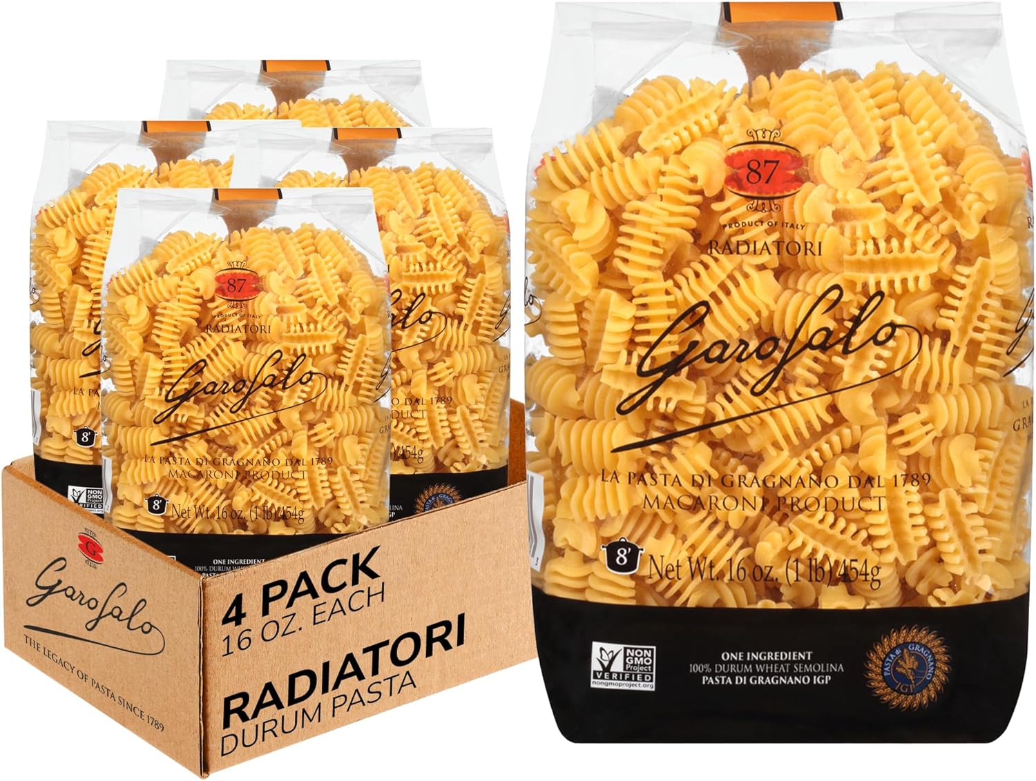 Garofalo---Premium-Durum-Wheat-Semolina-Radiatori-Pasta-Italian-Bronze-Drawn,-911