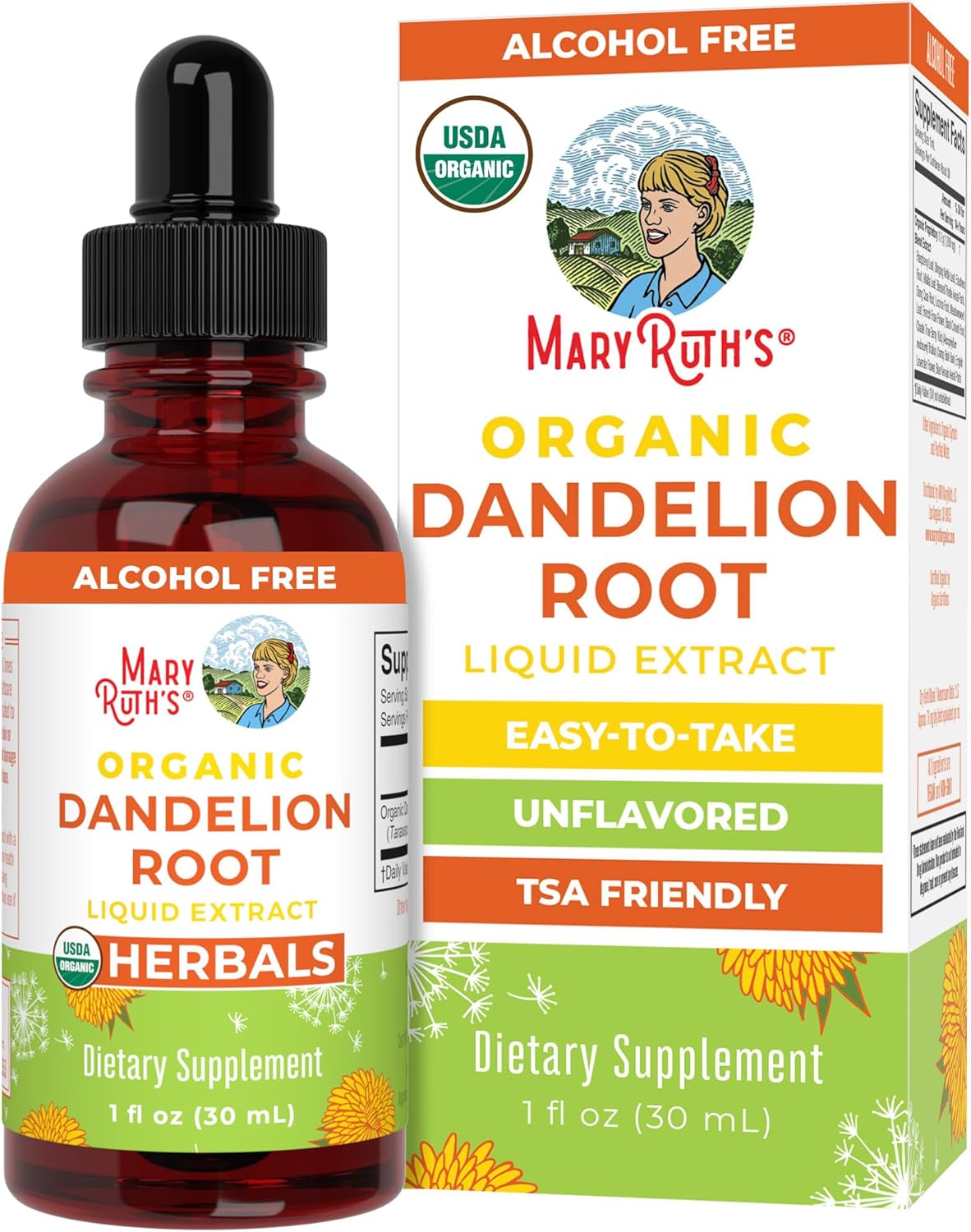 Organic-Dandelion-Root-Extract-by-MaryRuth's-|-USDA-Organic-|-Easy-to-Take-|-Dandelion-Supplement-2285