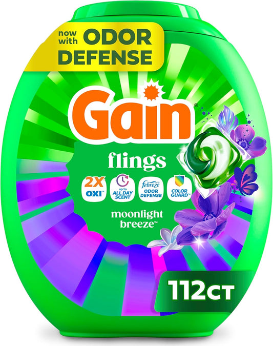 Gain-Flings-Laundry-Detergent-Pods-Odor-Defense-+-Color-Guard,-Moonlight-Breeze-1681