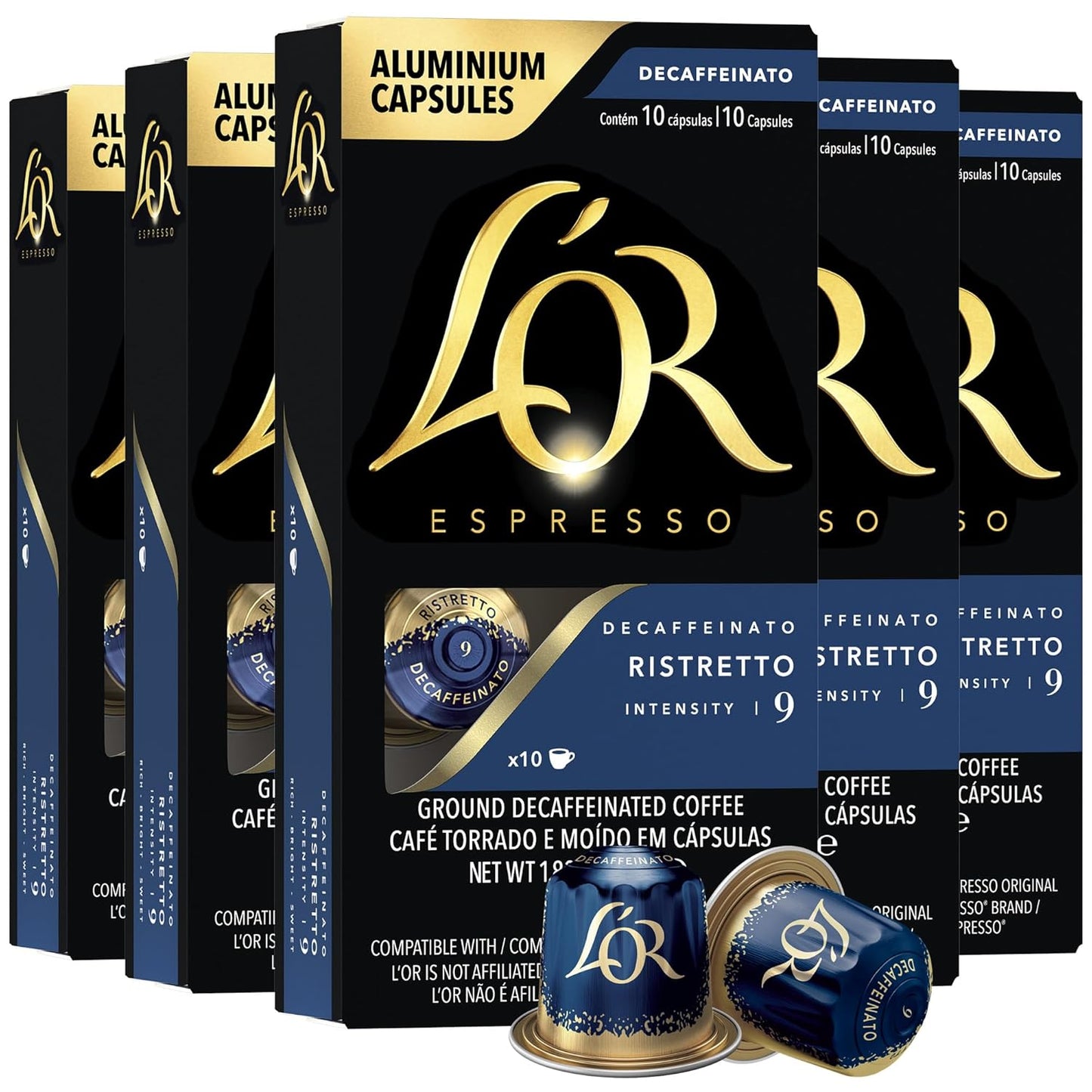 L'OR-DECAF-Espresso-Capsules,-50-Count-DECAF-Ristretto,-Single-Serve-Aluminum-Coffee-Capsules-Compatible-1626