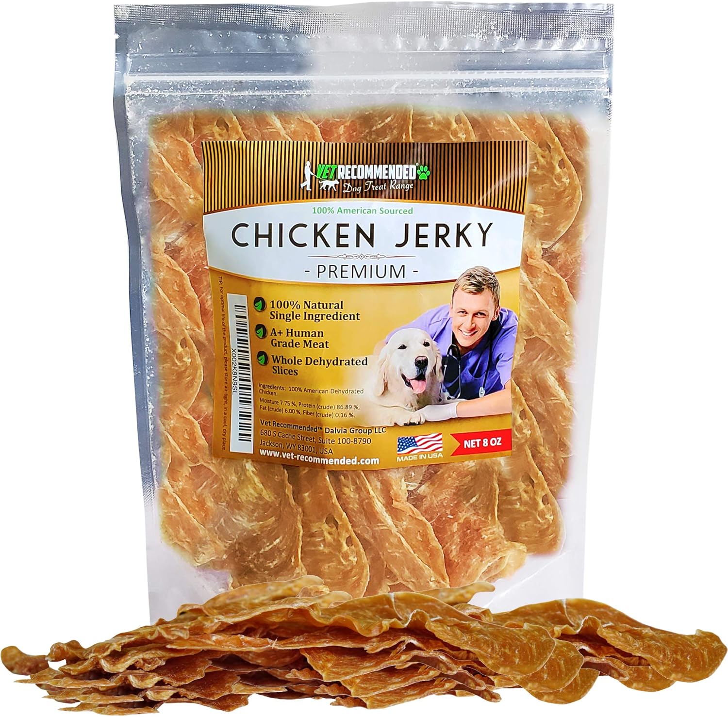 Vet-Recommended-Premium-Chicken-Jerky-for-Dogs---Giant-8oz-Bag-All-974