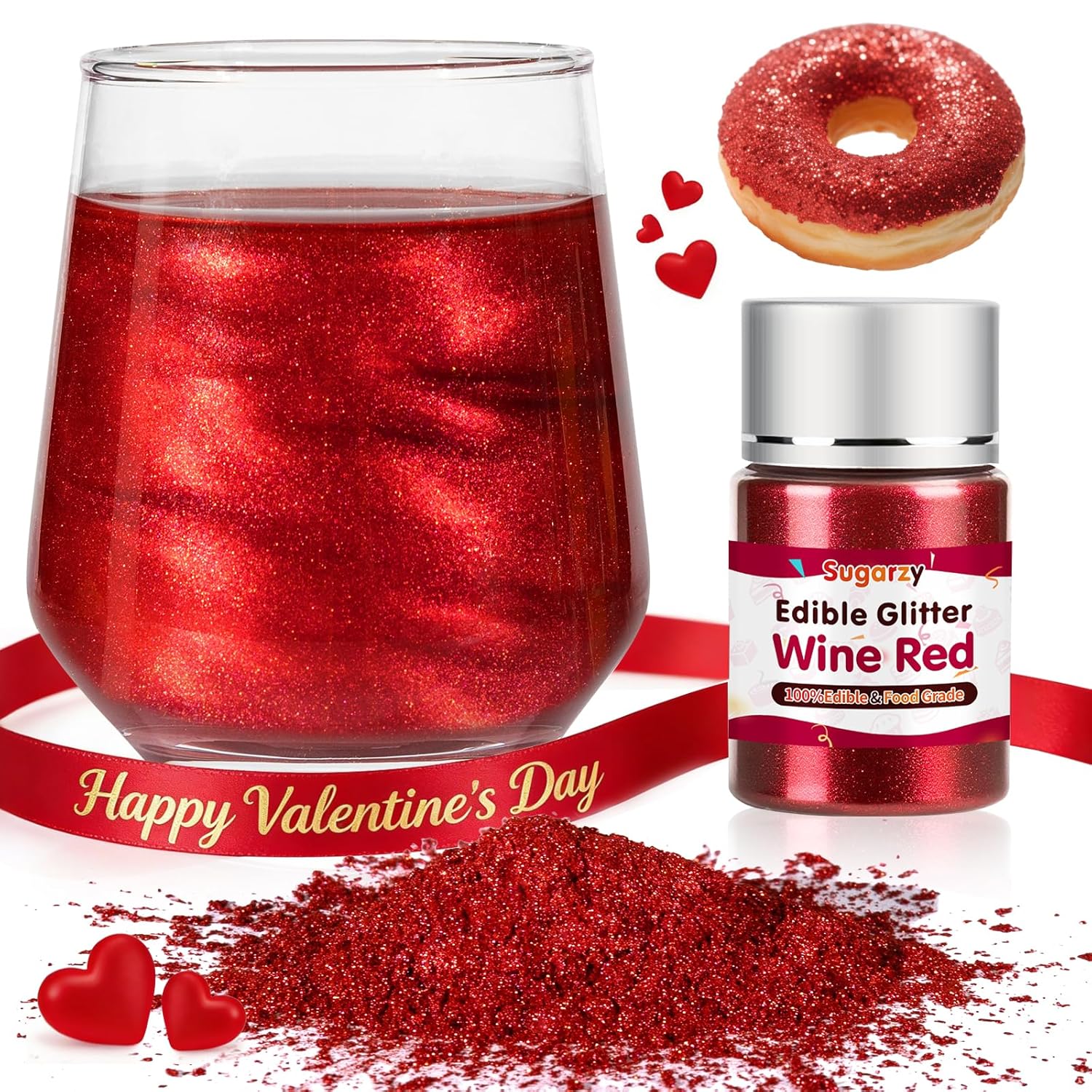 Valentine-Edible-Red-Glitter-for-Drinks,Food-Grade10g,Valentine's-Day-Red-Sprinkles-Cake-Decorating,Edible-Dust---1999