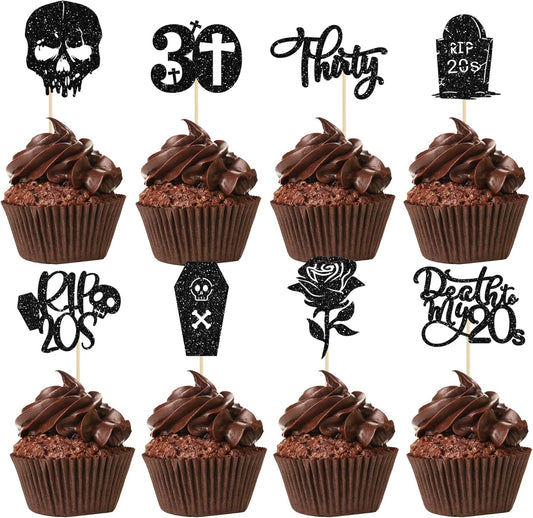 24-Pack-RIP-20s-Cupcake-Toppers-Death-7